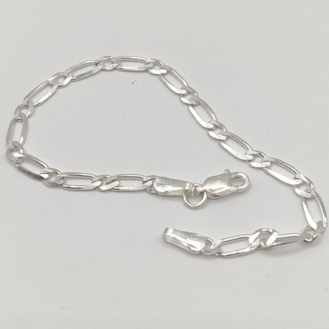 PULSERA TEJIDO 1X1 PLATA .925 18 CM 3.5 GR (NUEVO)