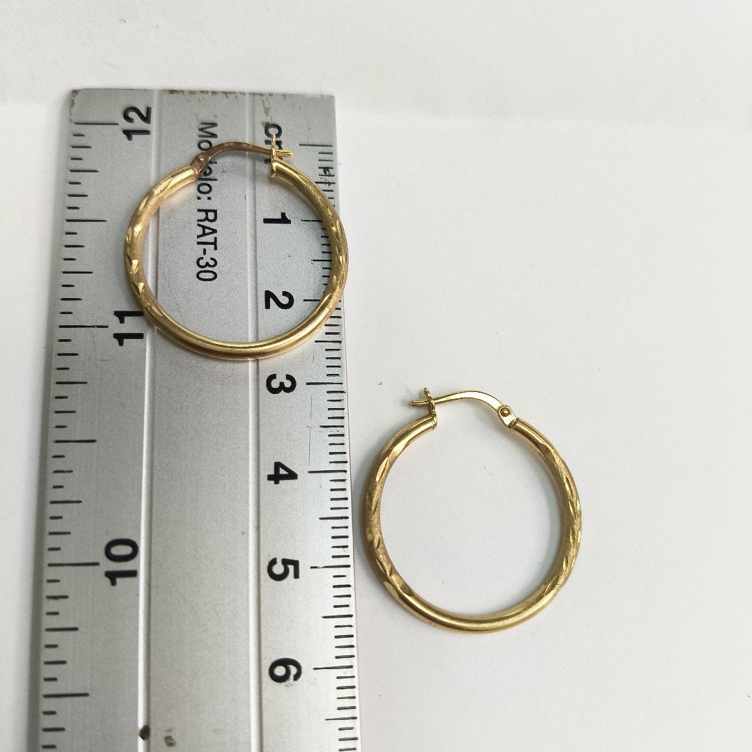 ARRACADAS PAR ORO 10 K 2.3 GRMS (SEMINUEVO)