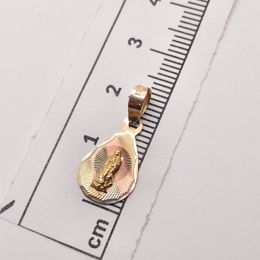 MEDALLA RELIGIOSA ORO 10 K 0.7 GRMS (SEMINUEVO)