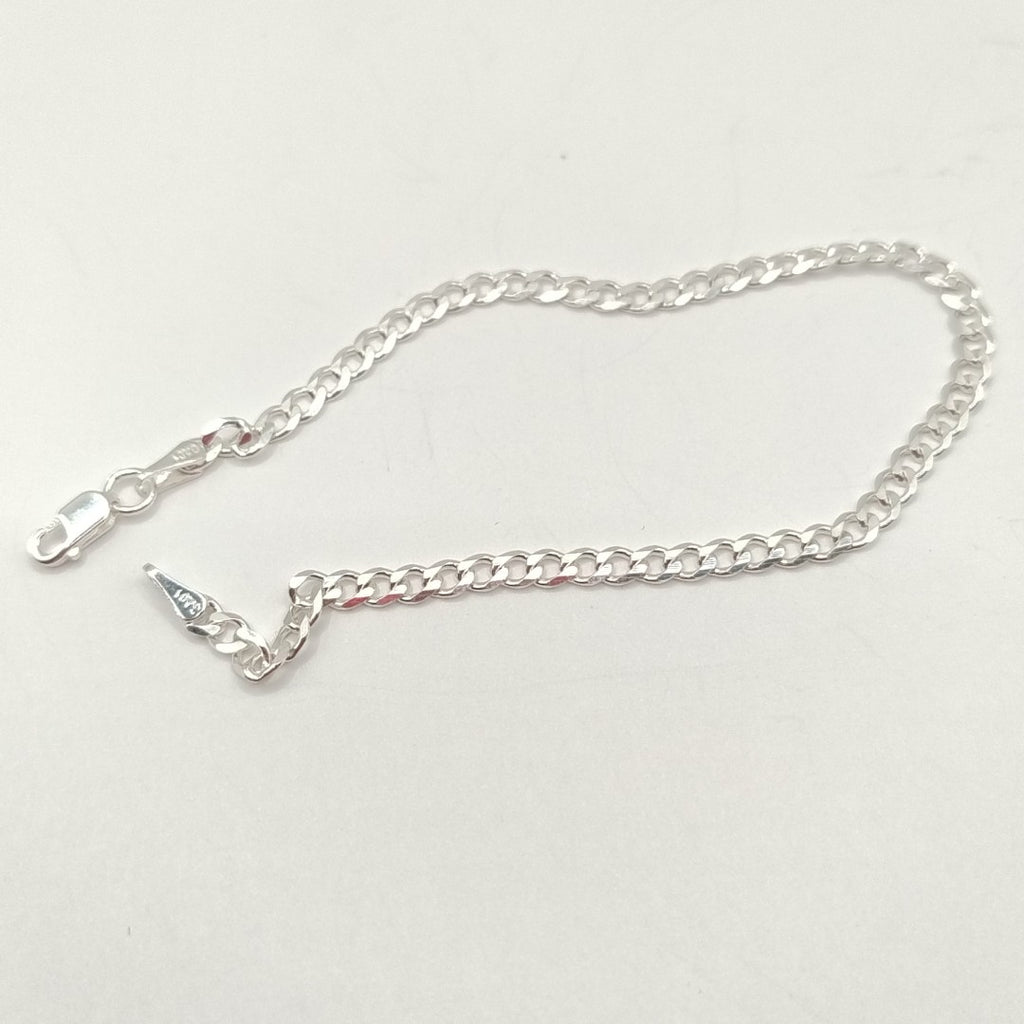 PULSERA BARBADA PLATA .925 18 CM 2.93 GR (NUEVO)