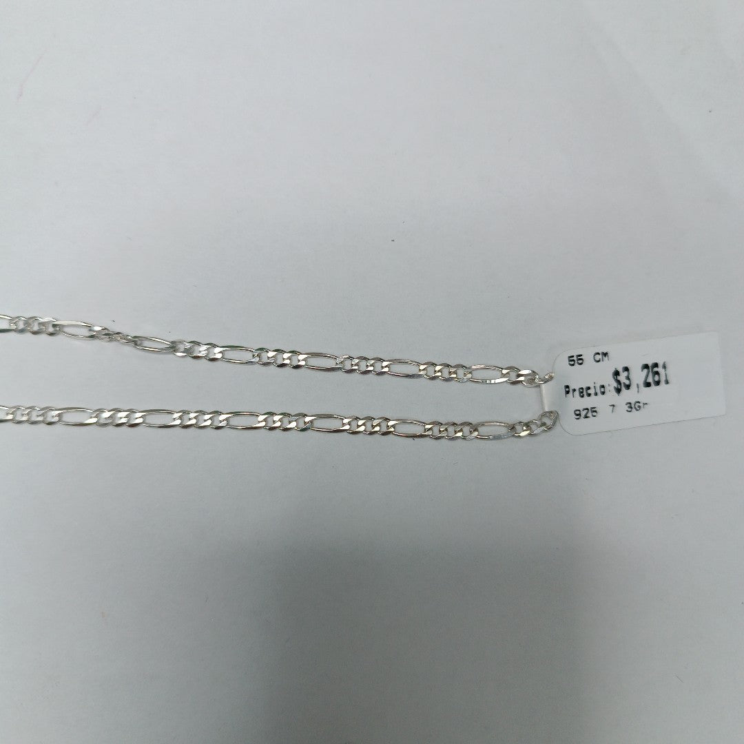 CADENA TEJIDO 3X1 PLATA .925 55 CM 7.3 GR (NUEVO)
