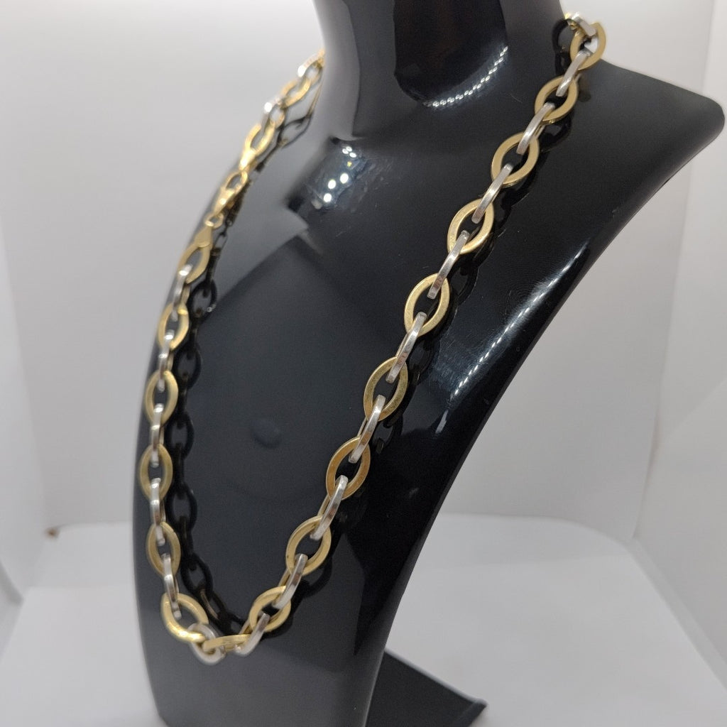CADENA ORO,ORO BLANCO 10 K 18,60 GRMS (SEMINUEVO)