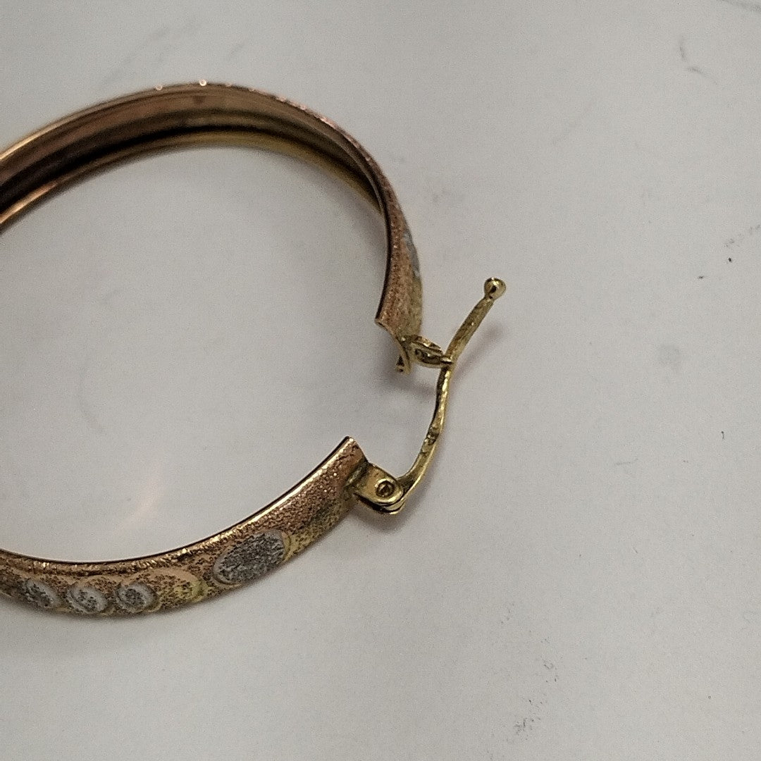 ARRACADAS PAR ORO 14 K 5,10 GRMS (SEMINUEVO)