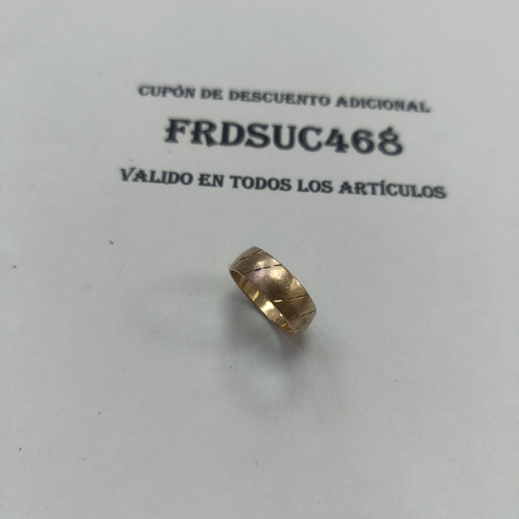 ARGOLLA ORO 10 K 4.3 GRMS (SEMINUEVO)