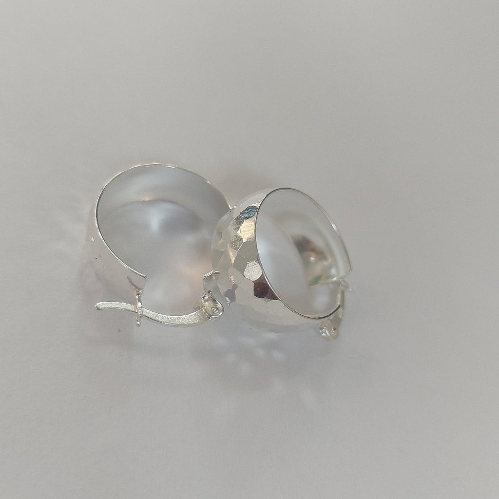 ARETES ARRACADAS FACETADAS PLATA .925 2.9 GR (NUEVO)