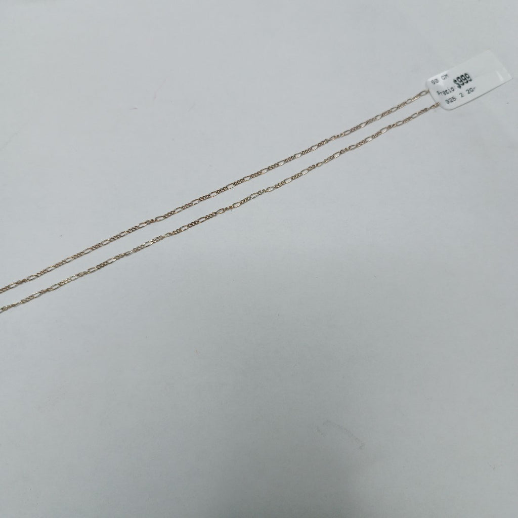 CADENA TEJIDO 3X1 PLATA .925 50 CM 2.2 GR (NUEVO)