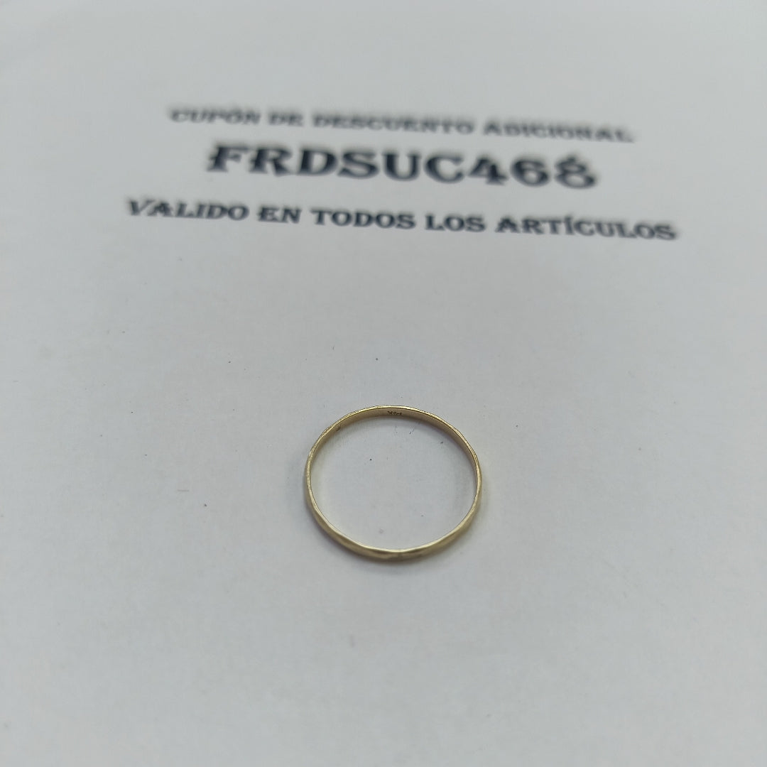 ARGOLLA ORO 14 K 0.8 GRMS (SEMINUEVO)