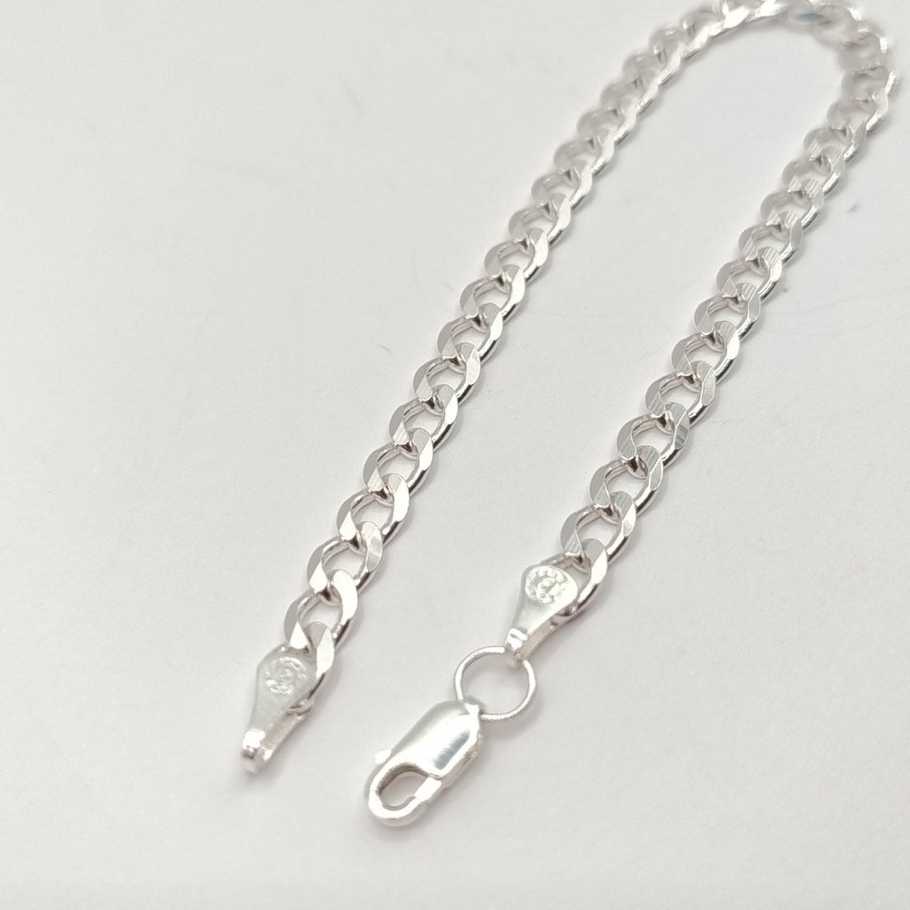 PULSERA BARBADA PLATA .925 18 CM 5.73 GR (NUEVO)
