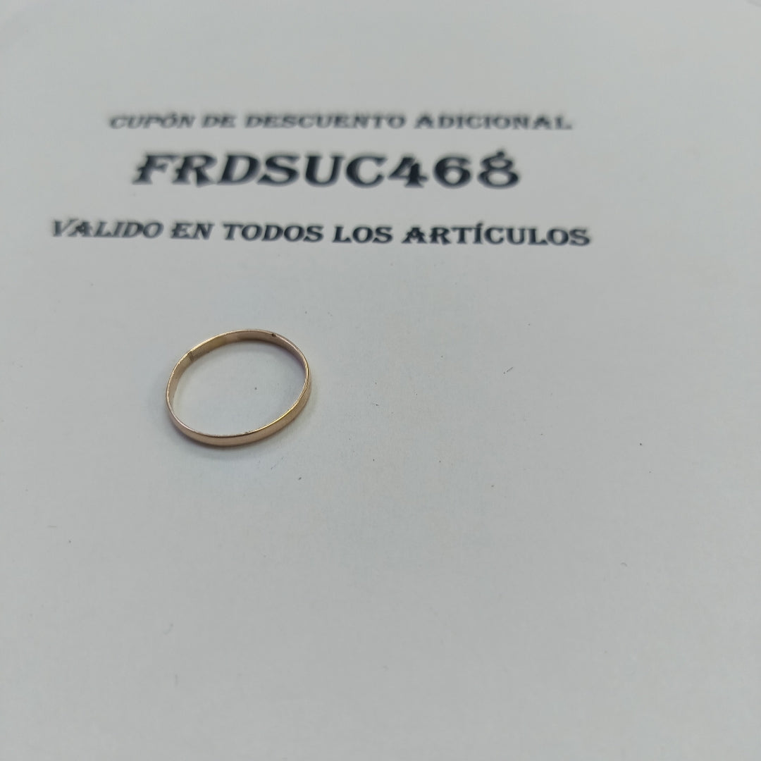 ARGOLLA ORO 14 K 1 GRMS (SEMINUEVO)