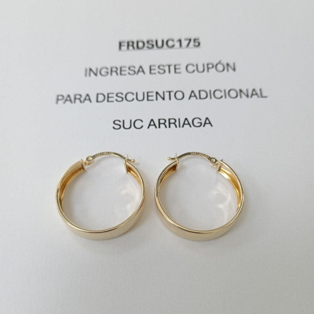 ARRACADAS ORO 14K 2.3 (NUEVO)