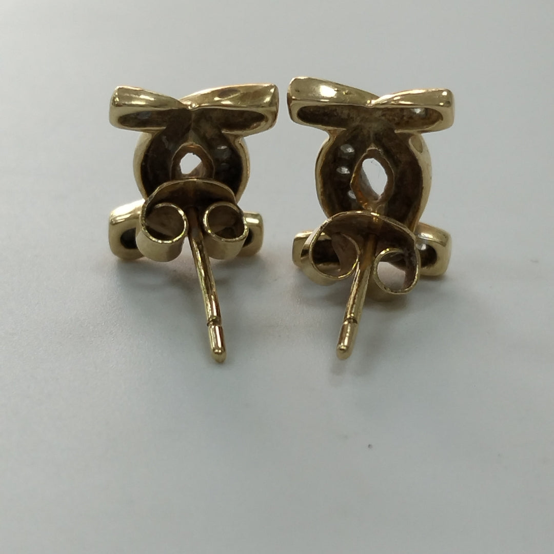 ARETES PAR ORO 14 K 5,10 GRMS (SEMINUEVO)