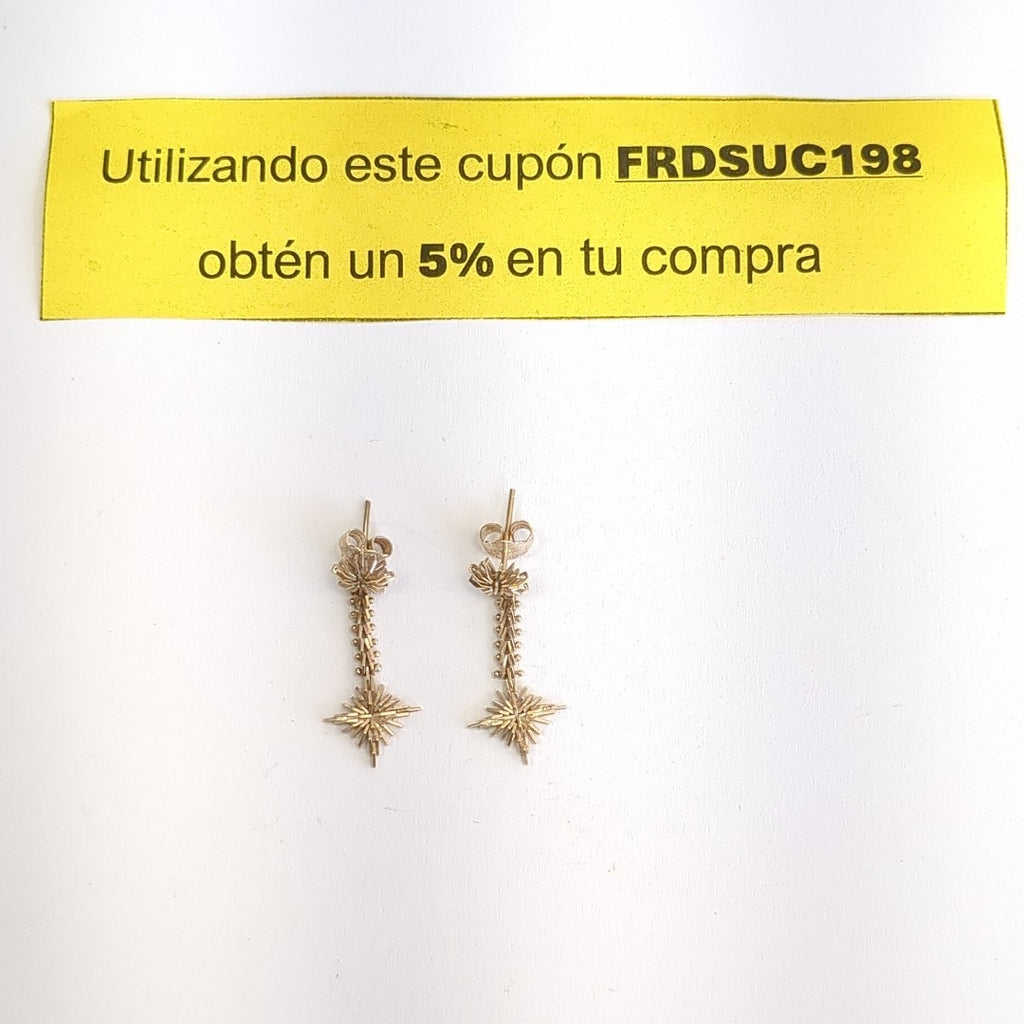 ARETES PAR ORO 10 K 2,50 GRMS (SEMINUEVO)