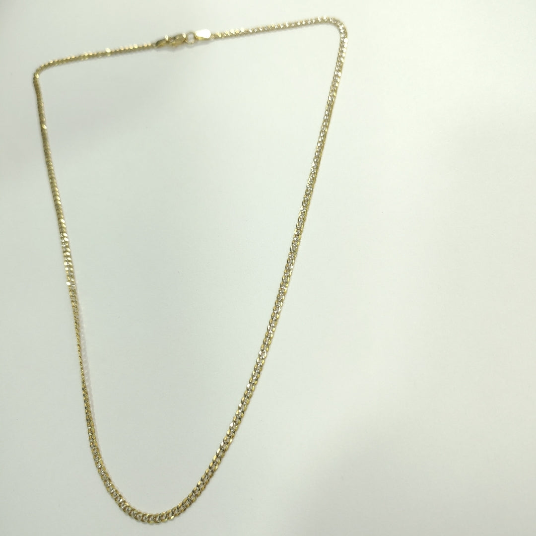 CADENA ORO, RODIADO 10 K 4.4 GRMS (SEMINUEVO)