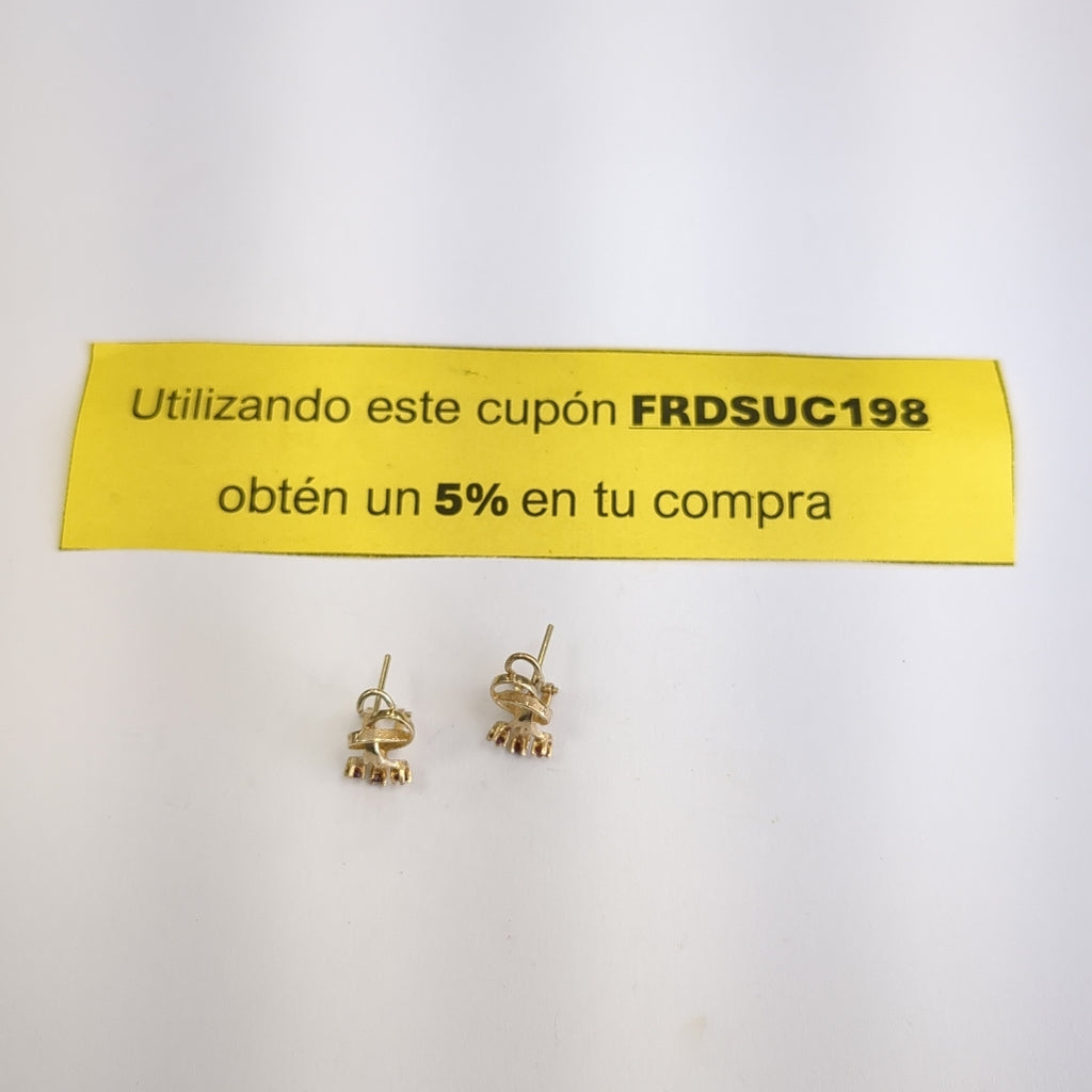 ARETES PAR ORO 10 K 2,10 GRMS (SEMINUEVO)