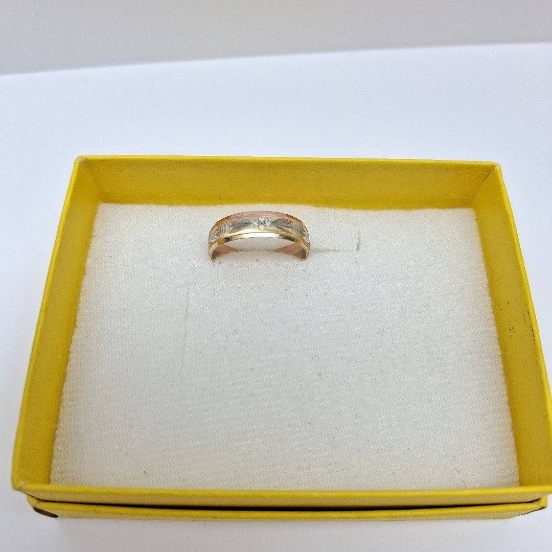 ARGOLLA ORO COMBINADO 10 K 1.5 GRMS (SEMINUEVO)