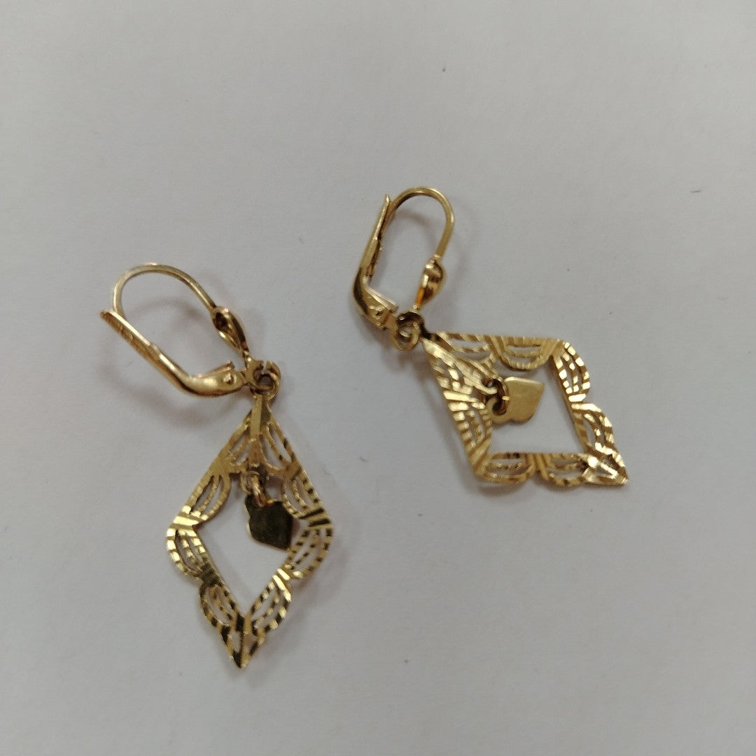 ARETES PAR ORO 18 K 3,00 GRMS (SEMINUEVO)