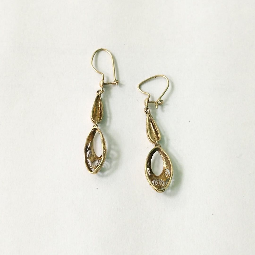 ARETES PAR ORO 10 K 1.9 GRMS (SEMINUEVO)