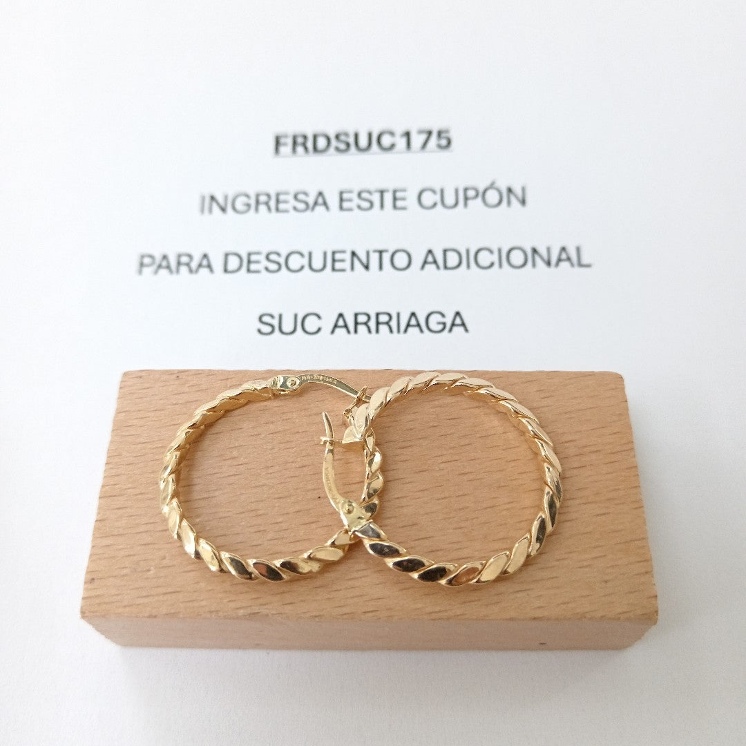 ARRACADAS ORO 14K 1.8 (NUEVO)