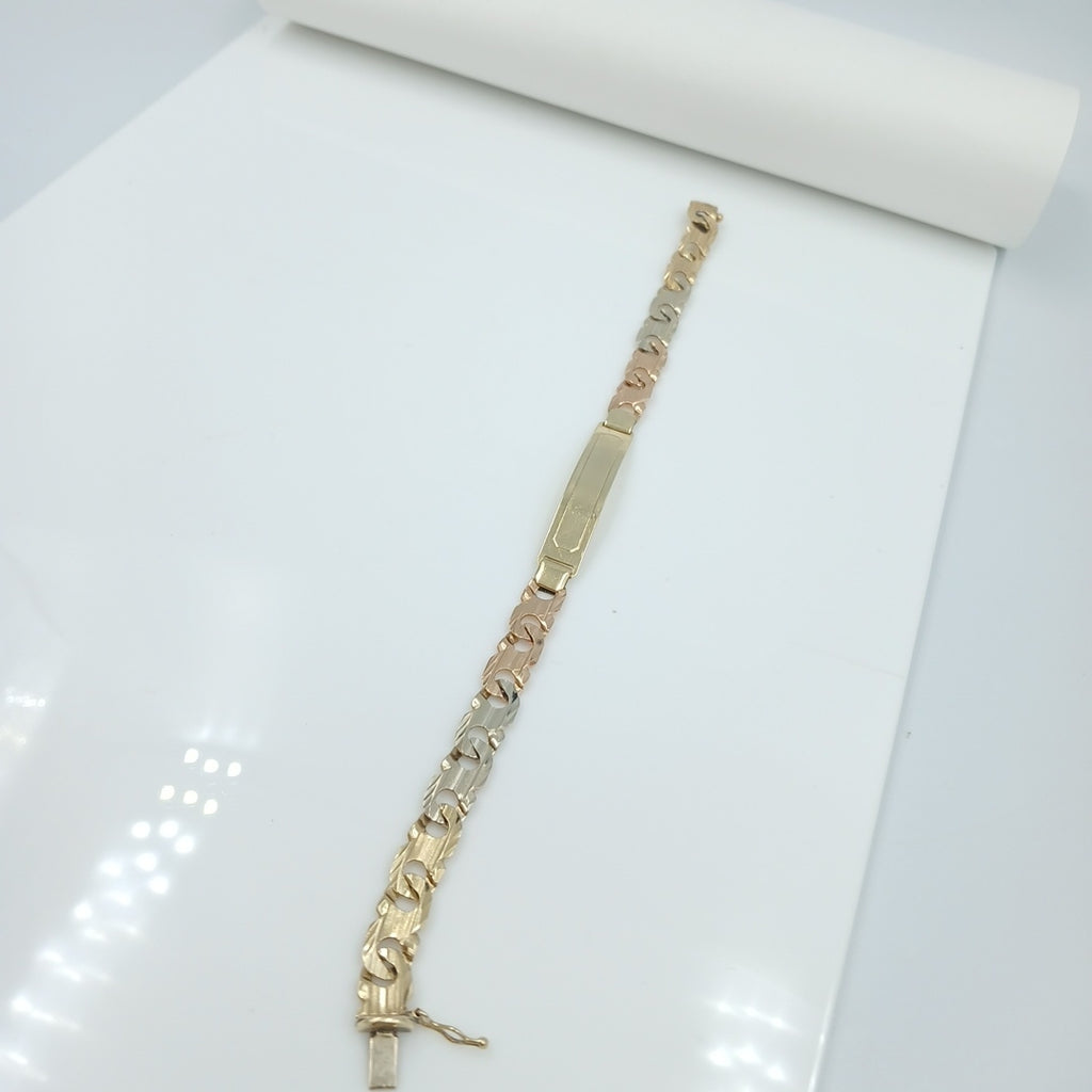 ESCLAVA ORO, ORO COMBINADO 14 K 16.5 GRMS (SEMINUEVO)