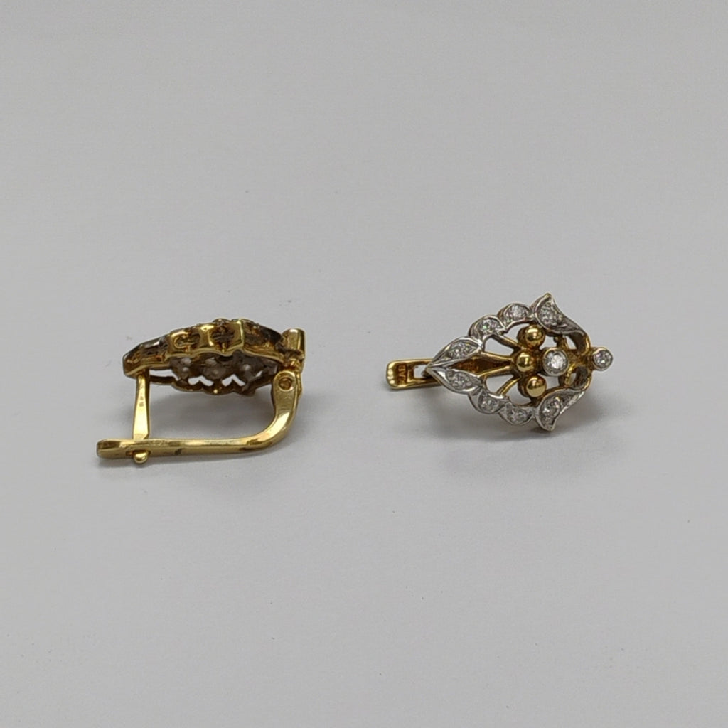 ARETES PAR ORO 14 K 5 GRMS (SEMINUEVO)
