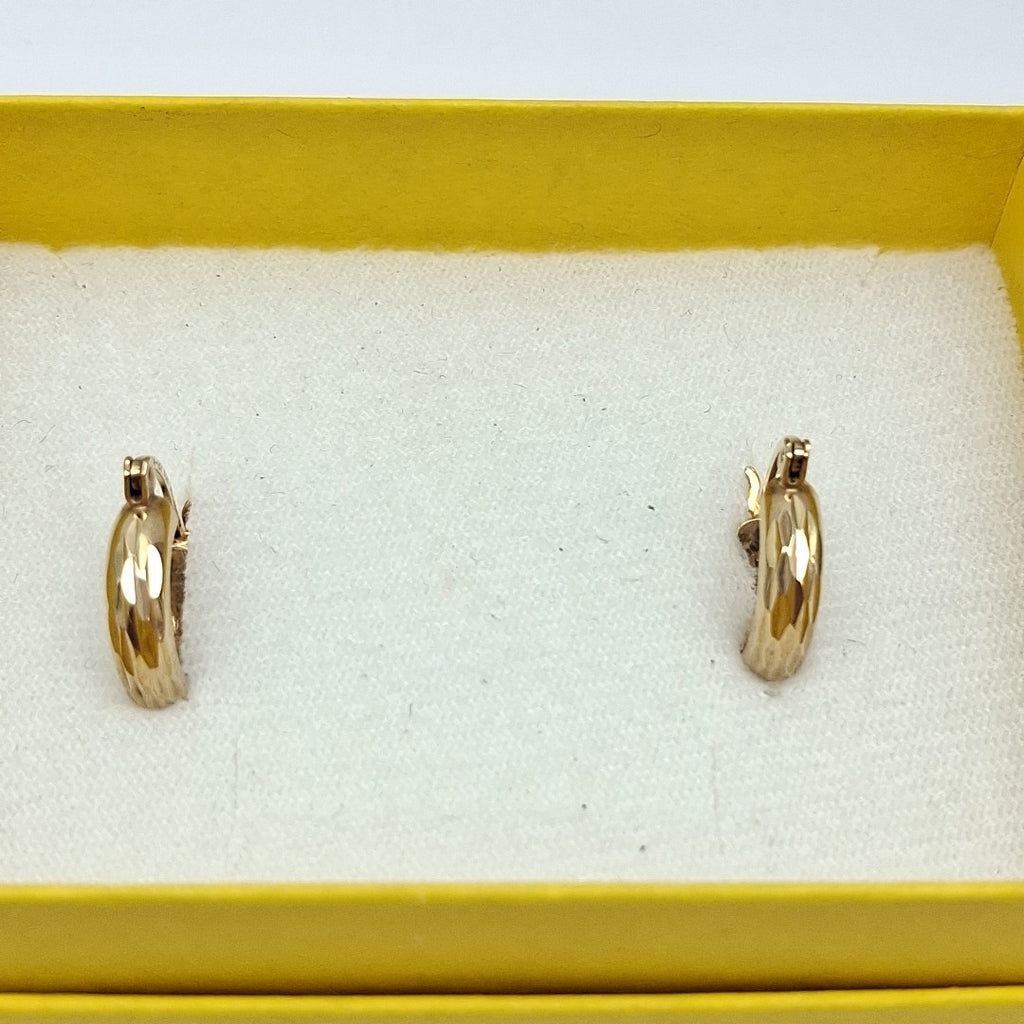 ARRACADAS PAR ORO 10 K 1.1 GRMS (SEMINUEVO)