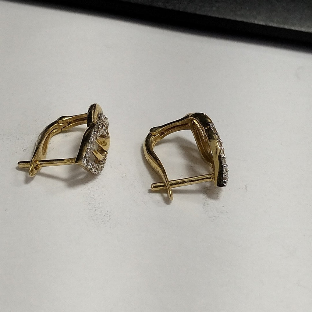 ARETES PAR ORO 14 K 2.7 GRMS (SEMINUEVO)
