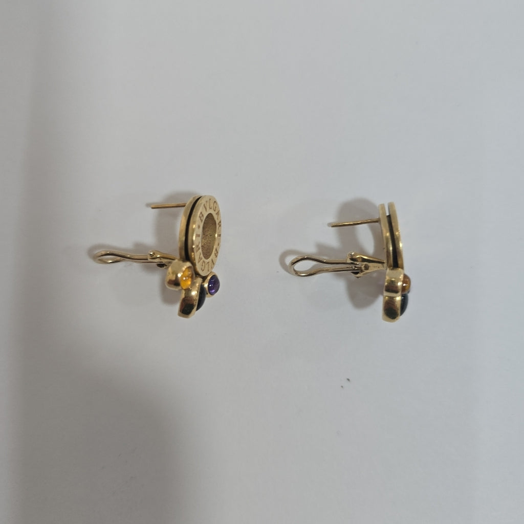 ARETES PAR ORO 14 K 10.2 GRMS (SEMINUEVO)