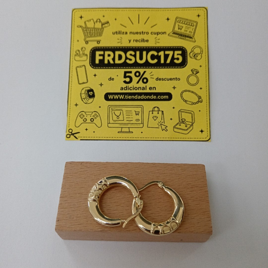 ARRACADAS ORO 14K 2 (NUEVO)