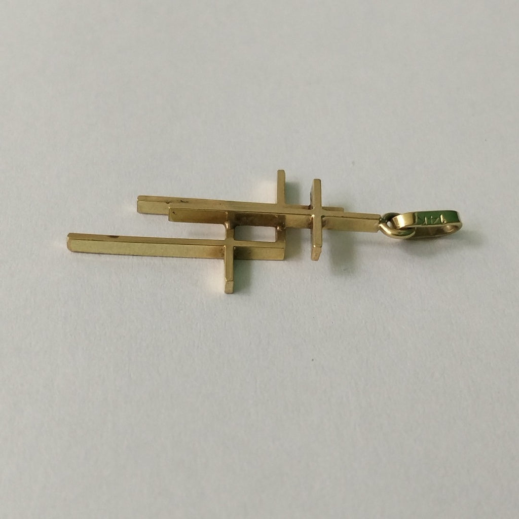 CRUZ ORO 14 K 2.4 GRMS (SEMINUEVO)