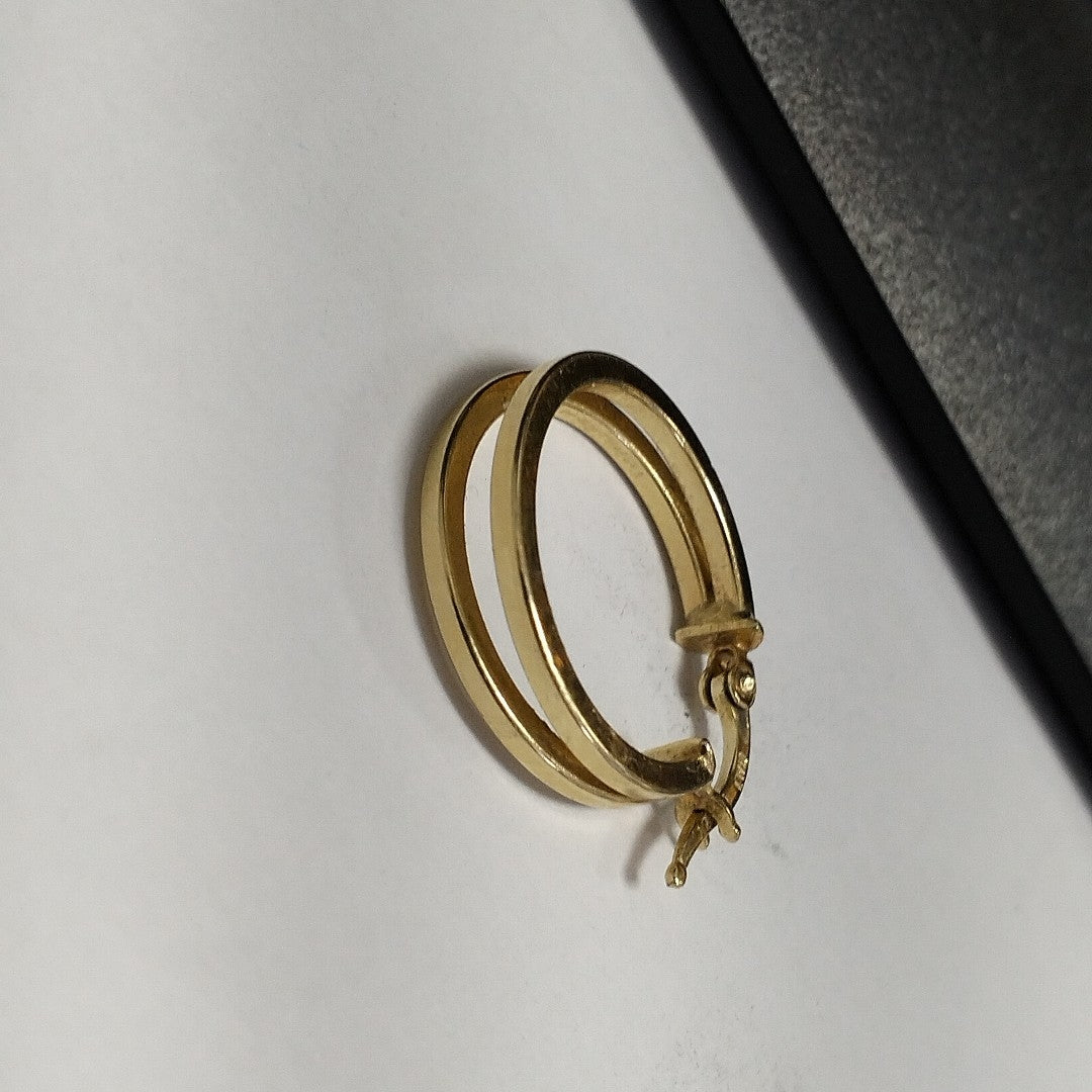 ARRACADAS PAR ORO 14 K 1.9 GRMS (SEMINUEVO)