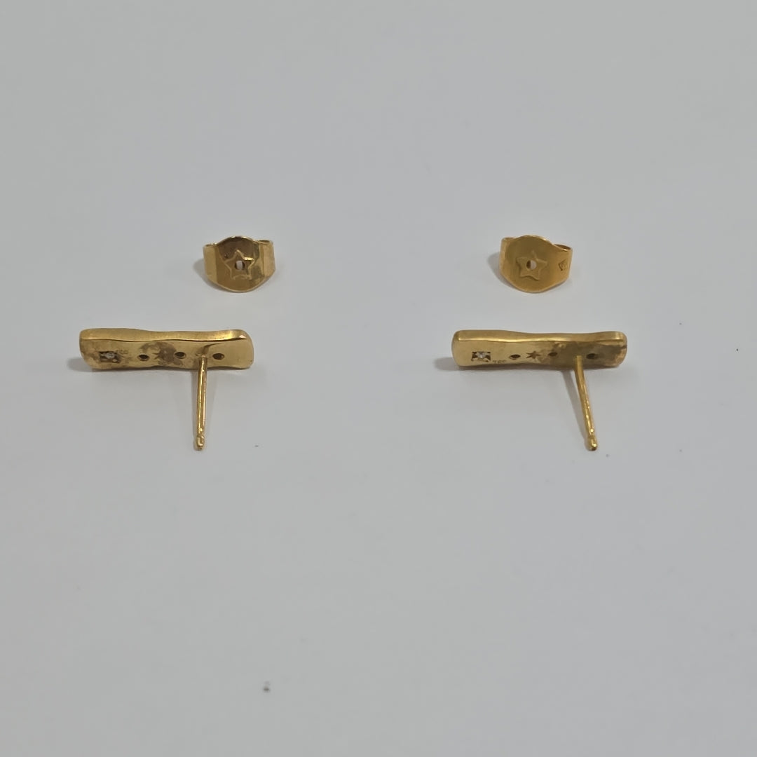 BROQUELES PAR ORO 18 K 4,40 GRMS (SEMINUEVO)