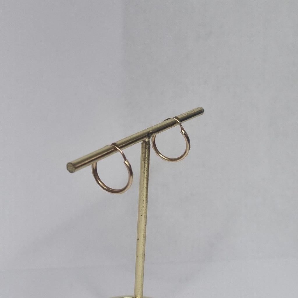 ARRACADAS PAR ORO 14 K 0.9 GRMS (SEMINUEVO)