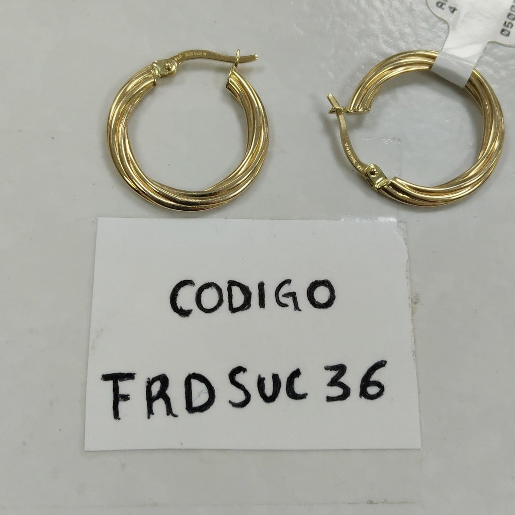 ARRACADAS ORO 14K 1.4 (NUEVO)