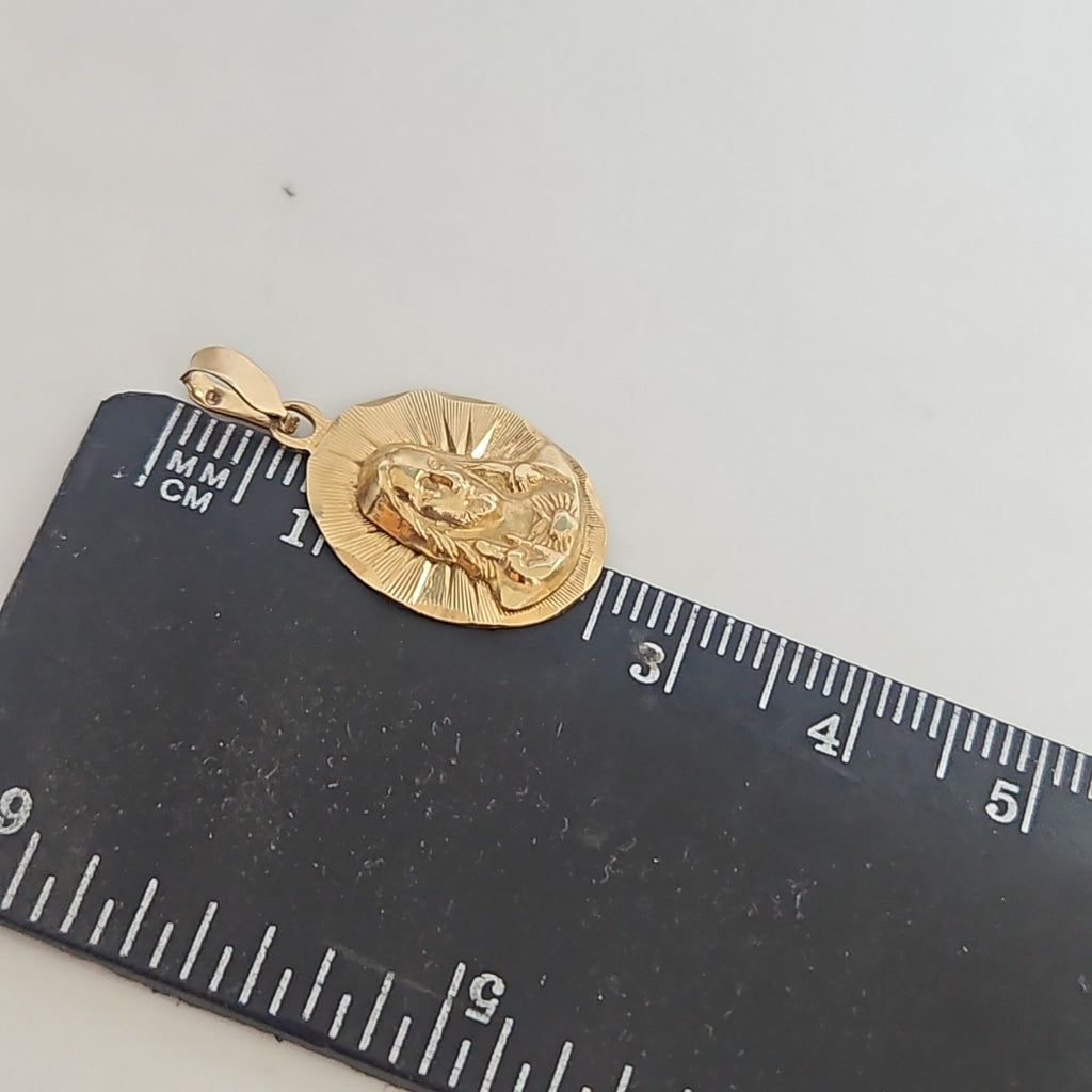 MEDALLA RELIGIOSA ORO 10 K 1,40 GRMS (SEMINUEVO)