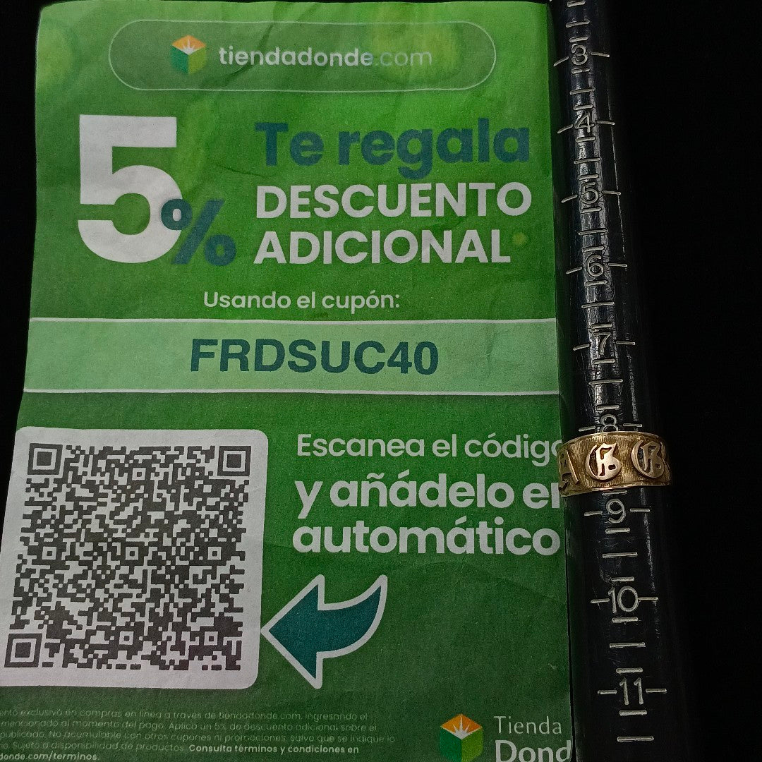 ANILLITO ORO 8 K 2.7 GRMS (SEMINUEVO)
