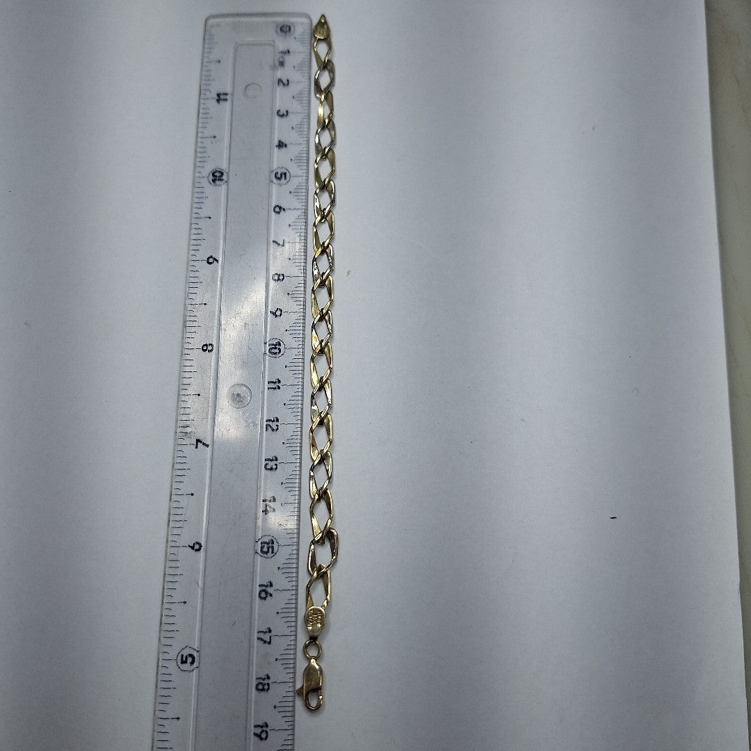 PULSERA ORO, ORO COMBINADO 14 K 3.4 GRMS (SEMINUEVO)
