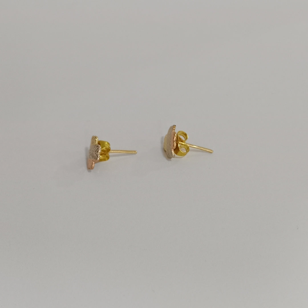 ARETES PAR ORO 14 K 1.2 GRMS (SEMINUEVO)