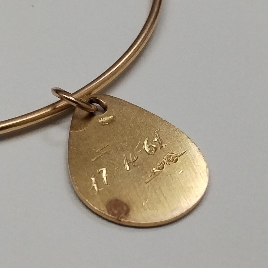 DIJE,PULSERA RIGIDA ORO 18 K 9,60 GRMS (SEMINUEVO)