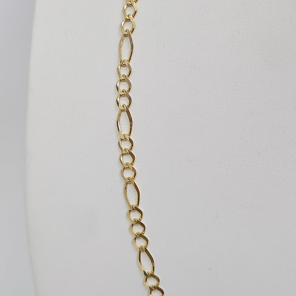 CADENAS TEJIDO 3X1 ORO 10K 50 CM 6.4 GR (NUEVO)