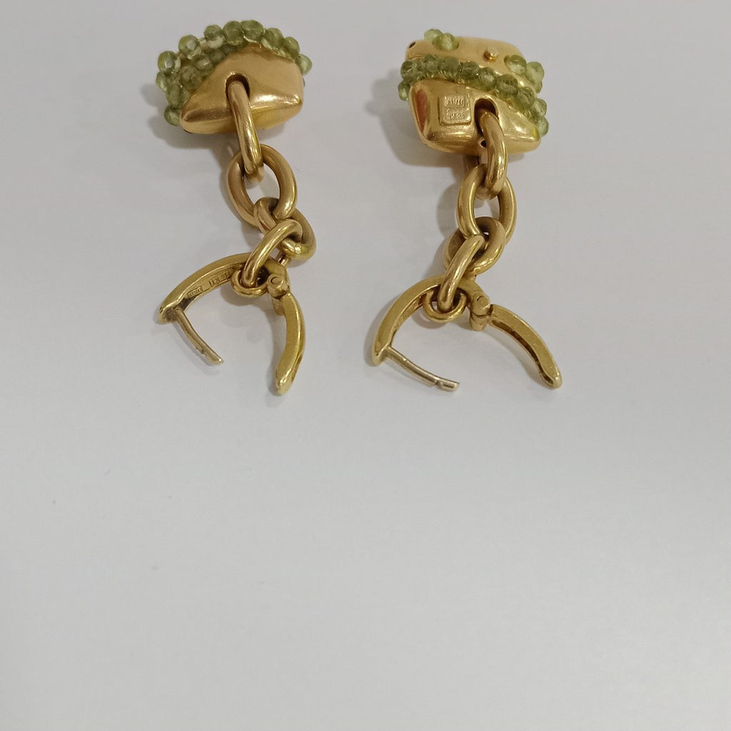 ARETES PAR ORO 14 K 10 GRMS (SEMINUEVO)