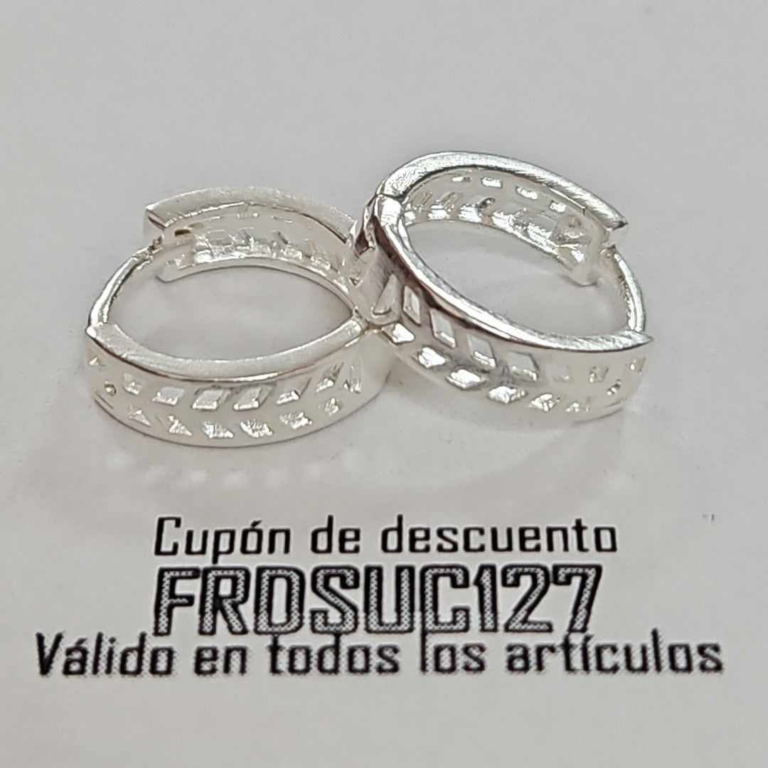 ARRACADAS PLATA .925 2.5 GR (NUEVO)