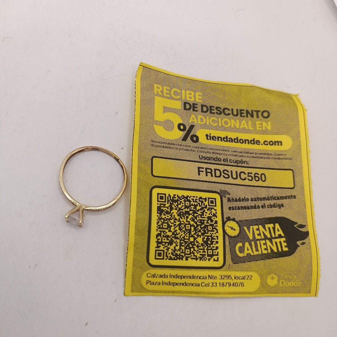 ANILLITO ORO 14 K 1.7 GRMS (SEMINUEVO)