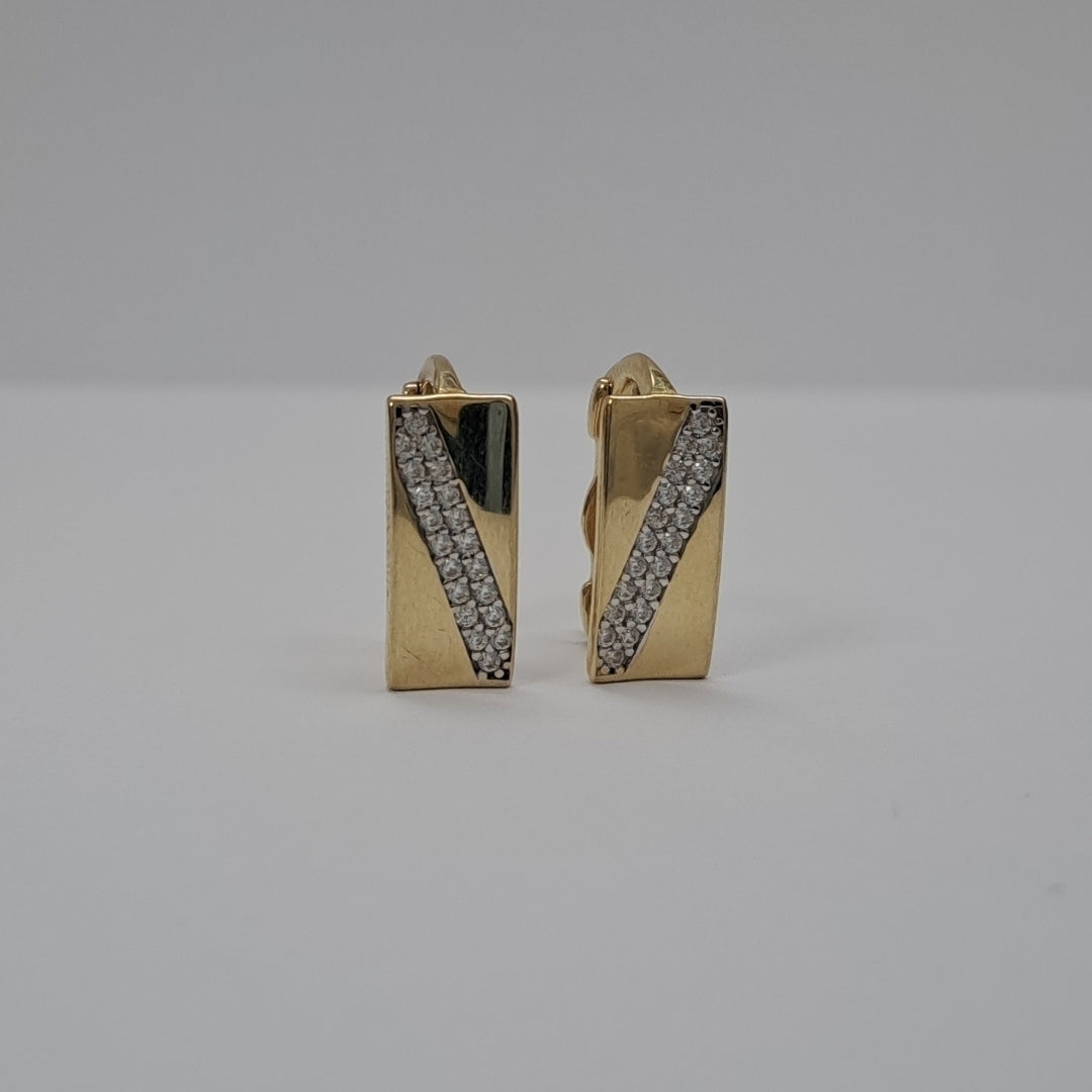 BROQUELES ORO 14K 2.9 (NUEVO)
