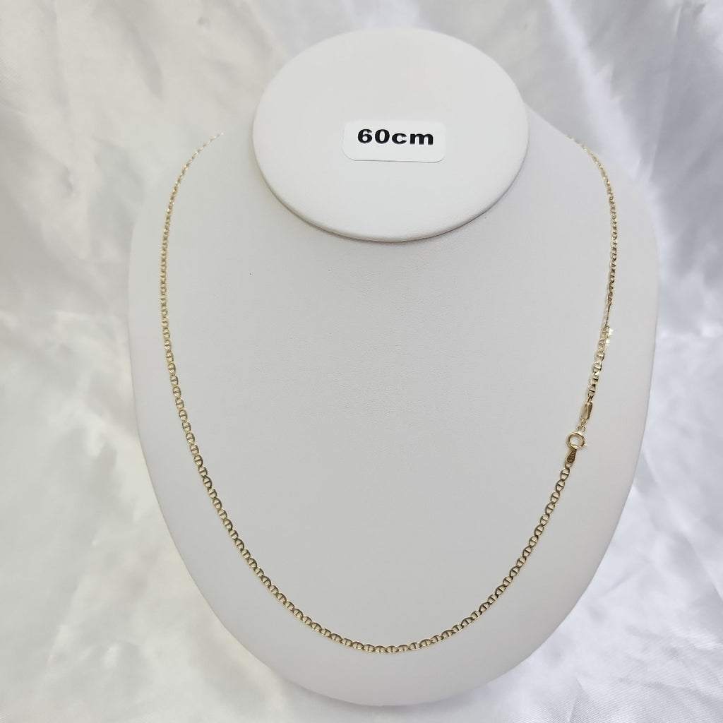 CADENAS TEJIDO GUCHI ORO 10K 60 CM 4.4 GR (NUEVO)