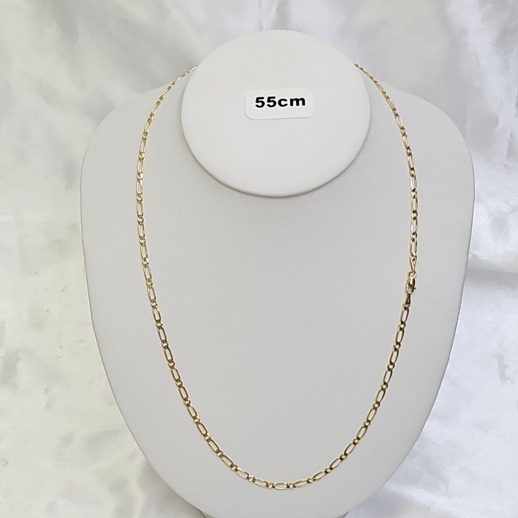 CADENAS 1X1 ORO 14K 55 CM 7.4 GR (NUEVO)