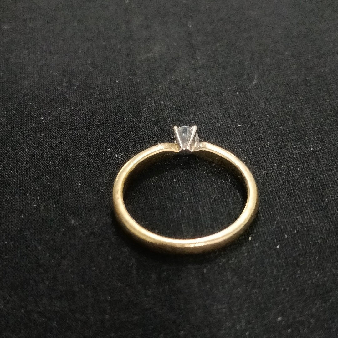 SOLITARIO ORO 14 K 2.5 GRMS (SEMINUEVO)