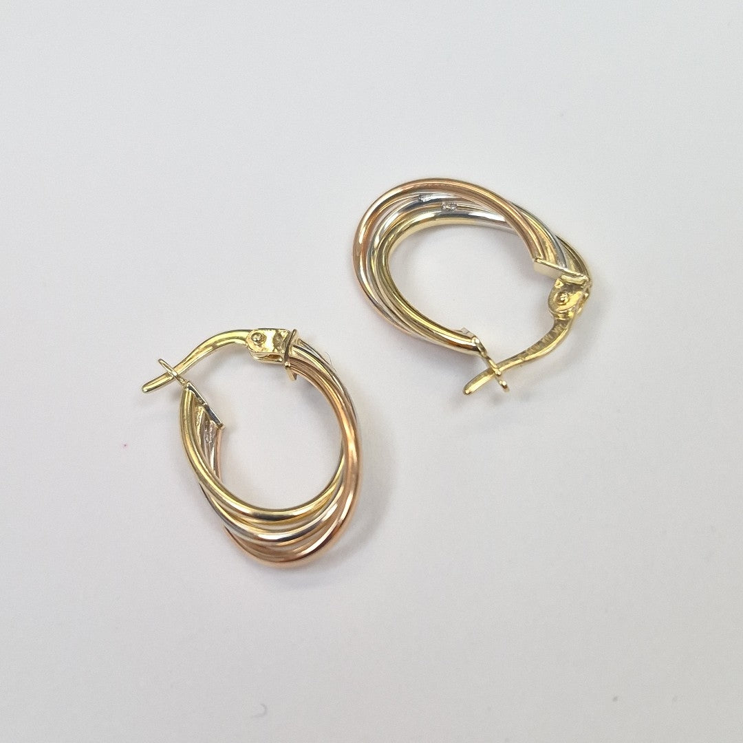ARRACADAS ORO 14K 1.5 (NUEVO)