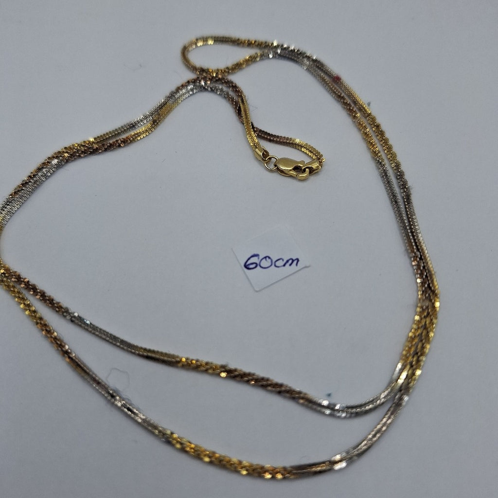 CADENA ORO COMBINADO 14 K 6,80 GRMS (SEMINUEVO)