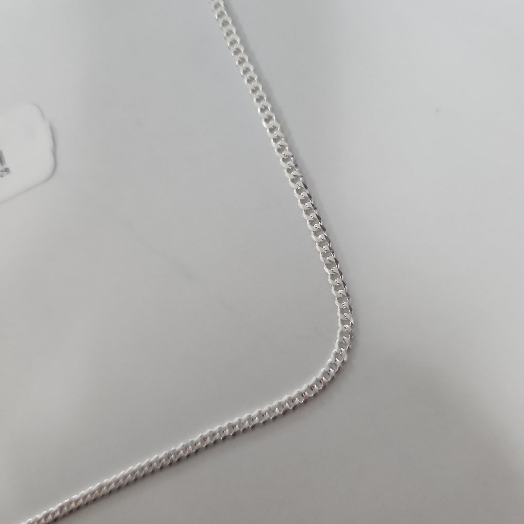 CADENA BARBADA PLATA .925 50 CM 5.13 GR (NUEVO)