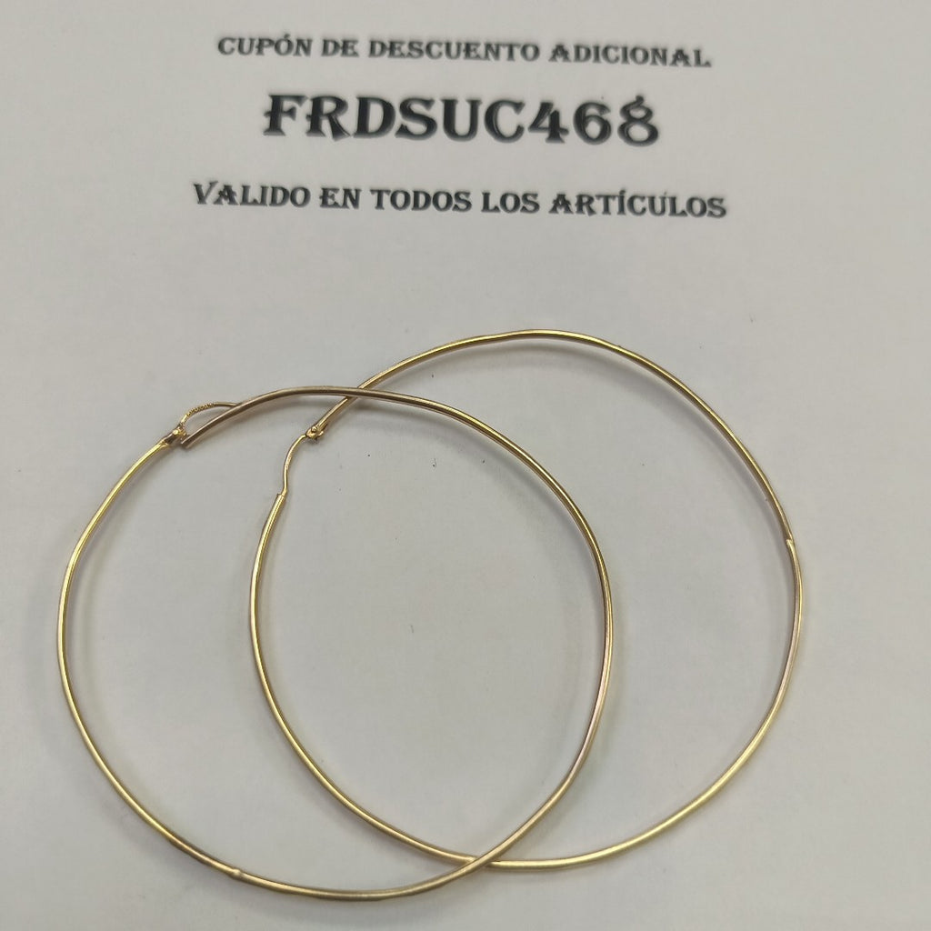 ARRACADAS PAR ORO 10 K 4.2 GRMS (SEMINUEVO)